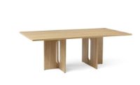 Billede af Audo Copenhagen Androgyne Dining Table 210x100 cm - Natural Oak/Natural Oak  
