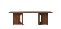 Billede af Audo Copenhagen Androgyne Lounge Table 120x45 cm - Walnut / Walnut 