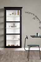 Billede af Lindebjerg Design Classic V4 Vitrineskab Venstrehængt Dør 70x170 cm - Black