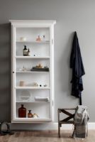 Billede af Lindebjerg Design Classic V4 Vitrineskab Venstrehængt Dør 70x170 cm - White
