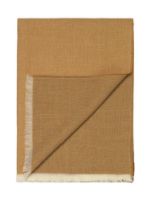 Billede af Elvang Venice Plaid 130 x 190 cm - White/Yellow Ocher 