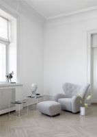 Billede af Audo Copenhagen Den Trætte Mand Lænestol SH: 38 cm - Hallingdal 65/Smoked Oak