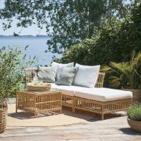 Billede af Sika-Design Maggie Center Modul Sofa SH: 40 cm - Natural/Hvid