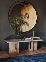 Billede af Audo Copenhagen Nimbus Mirror Ø: 110 cm - Bronzed Brass 