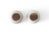 Billede af Audo Copenhagen Bottle Grinder Ceramic 2 pack - Sand/Walnut FORUDBESTIL: SLUT NOVEMBER