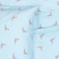 Billede af Kay Bojesen Junior Sangfugl Sengetøj 100 x 140 cm - Blå