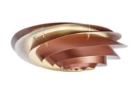 Billede af Le Klint 1320M Swirl Loft-/Væglampe Medium Ø: 60cm - Kobber