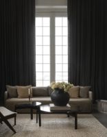 Billede af Audo Copenhagen Passage Lounge Table Ø: 90 cm - Dark Lacquered Oak 