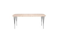 Billede af Haslev Tillægsplade Til Symphony 86 90 x 48 cm - Hvidolieret Egetræsfiner
