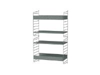 Billede af String Furniture Outdoor Reol C 100x60 cm - Galvaniseret