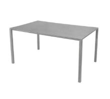 Billede af Cane-line Outdoor Pure Havebord 150x90 cm - Light Grey/Concrete Grey Ceramic