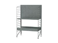 Billede af String Furniture Outdoor Reol I 60x89 cm - Galvaniseret
