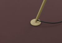 Billede af GUBI Gräshoppa Floor Lamp H: 125cm - Olive Brown