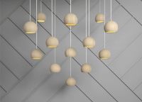 Billede af Brdr. Krüger Lune Pendel Ø: 14 cm - Hvidolieret Eg