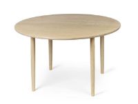 Billede af Brdr. Krüger ARV Round Dining Table Ø:120 cm - Hvidolieret Eg