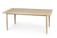 Billede af Brdr. Krüger ARV Rectangular Dining Table 180x90 cm - Hvidolieret Eg