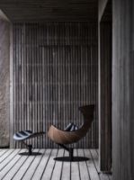 Billede af Bruunmunch The Lobster Chair SH: 39 cm - Walnut / Black 