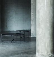 Billede af HANDVÄRK FURNITURE Round Coffee Table 60 Ø: 65 cm - Sort Marmor