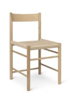 Billede af Brdr. Krüger F Chair SH: 45 cm - Oiled Oak / Natural Paper Cord