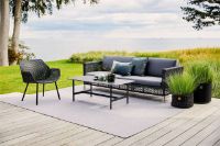 Billede af Cane-line Outdoor Circle Tæppe 300x200 cm - Dark Grey