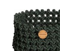 Billede af Cane-line Outdoor Soft Rope Kurv Mellem Ø: 40 cm - Dark Green