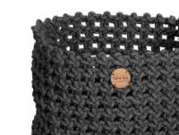 Billede af Cane-line Outdoor Soft Rope Kurv Stor Ø: 50 cm - Dark Grey