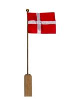 Billede af Andersen Furniture Celebrating Bordflag H: 40 cm - Messing/Eg OUTLET