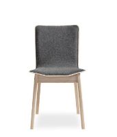 Billede af Skovby SM807 Spisebordsstol H: 82 cm - Hvidolieret Eg / Touche 99