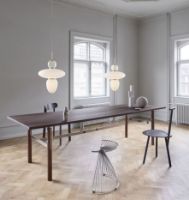 Billede af Nuura Rizzatto 43 Pendel Ø: 40cm - Satin Brass/Opal White  OUTLET