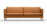 Billede af Mogens Hansen MH2614 3 pers. sofa L: 210 cm - Frej 05 Læder/Olieret Egetræ
