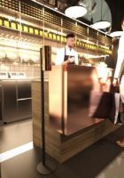 Billede af FROST NOVA2 Gulvstander til Dispenser  H: 120 cm - Børstet 