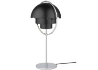 Billede af GUBI Multi-Lite Bordlampe H: 50 cm - Chrome Base/Black Semi Matt