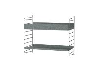Billede af String Furniture Outdoor Reol D 60x50 cm - Galvaniseret