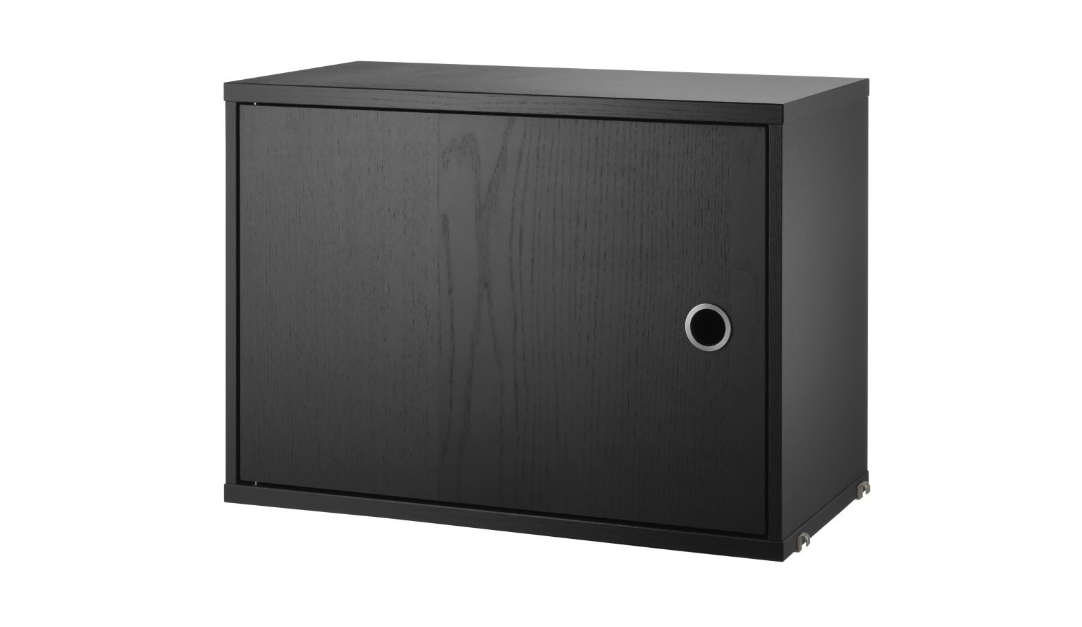 Billede af String Furniture Cabinet W. Swing Door 58x42 cm - Black
