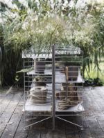 Billede af String Furniture Outdoor Reol L 120x89 cm - Galvaniseret