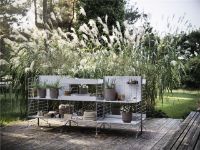 Billede af String Furniture Outdoor Reol N 180x89 cm - Galvaniseret