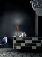 Billede af Foscarini Birdie Bordlampe Lille LED H: 49cm - Kobber