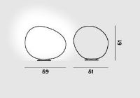 Billede af Foscarini Gregg Udendørs Gulvlampe X-Large H: 51cm - Hvid