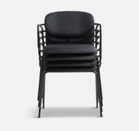 Billede af Woud Frame Spisebordsstol SH: 47,5 cm - Black