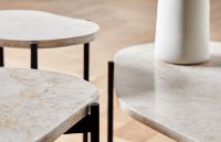 Billede af Woud La Terra Occassional Table L L: 95 cm - Ivory 