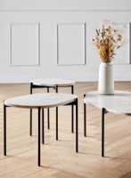 Billede af Woud La Terra Occassional Table L L: 95 cm - Ivory 