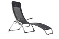 Billede af Fiam Samba Outdoor Deck Chair SH: 34 cm - Black  FORUDBESTIL: SLUT NOVEMBER 