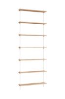 Billede af Moebe Wall Shelving Sets 230x85 cm - Oak/White 