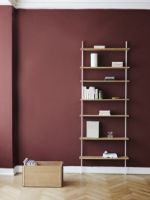 Billede af Moebe Wall Shelving Sets 230x85 cm - Oak/White 