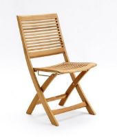 Billede af Kircodan Espresso Klapstol Uden Armlæn SH: 45 cm - Teak