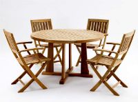 Billede af Kircodan Astor X Havebord Ø: 120 cm - Teak