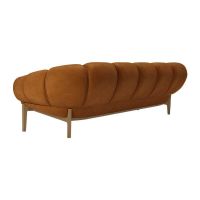 Billede af GUBI Croissant Sofa SH: 46 cm - Oak / Chamois Cuoio