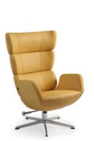 Billede af Conform Turtle Lænestol SH: 42cm - Gul/Aluminium