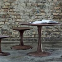 Billede af Snedkergaarden Nanna Ditzel Trisse Taburet ND 103 u/bue H: 35 cm - Sæbebehandlet Eg