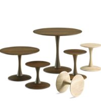 Billede af Snedkergaarden Nanna Ditzel Trisse Taburet ND103 u/bue H: 35 cm - Olieret Eg